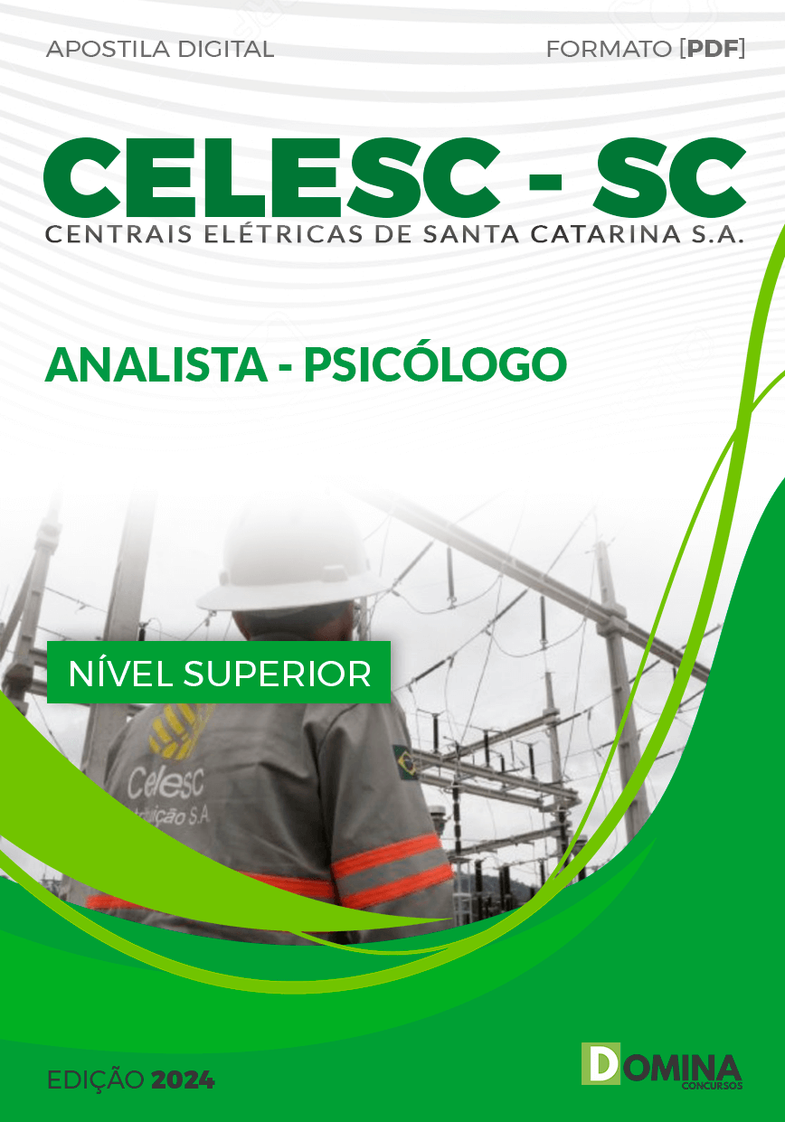 Apostila CELESC SC 2024 Analista Psicólogo