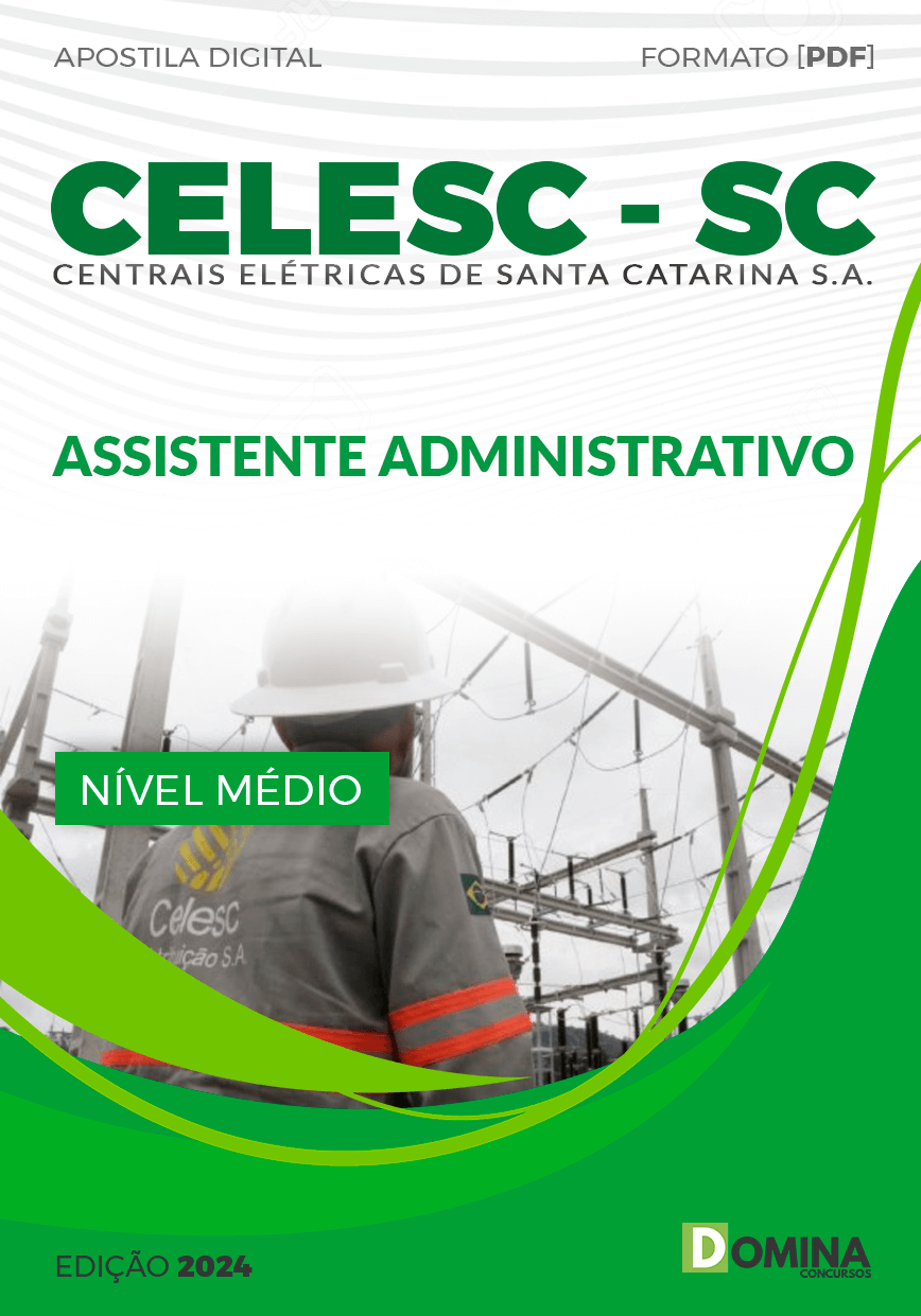 Apostila CELESC SC 2024 Assistente Administrativo