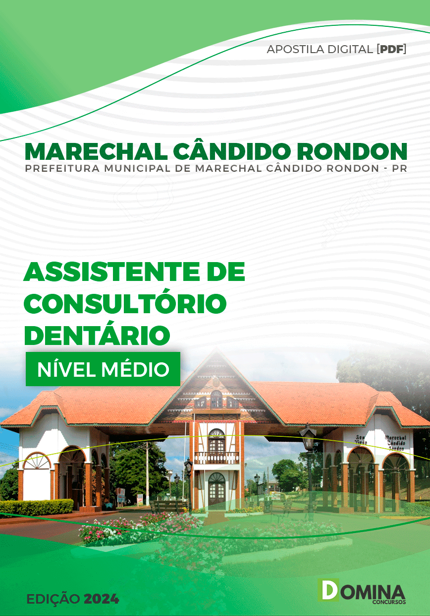 Apostila Marechal Cândido Rondon PR 2024 Assist Cons Dentário