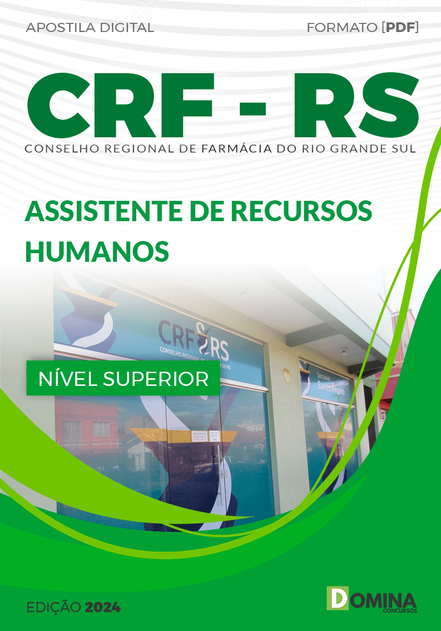 Apostila CRF RS 2024 Assistente De Recursos Humanos