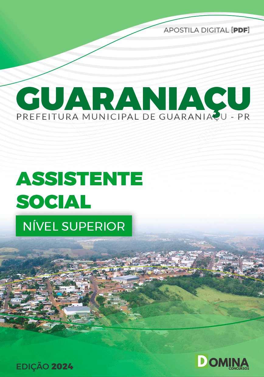 Apostila Prefeitura Guaraniaçu PR 2024 Assistente Social