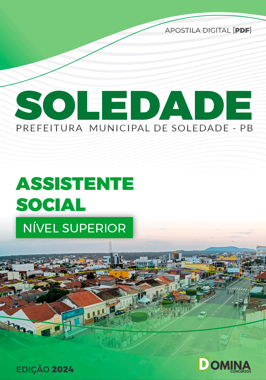Apostila Prefeitura Soledade PB 2024 Assistente Social