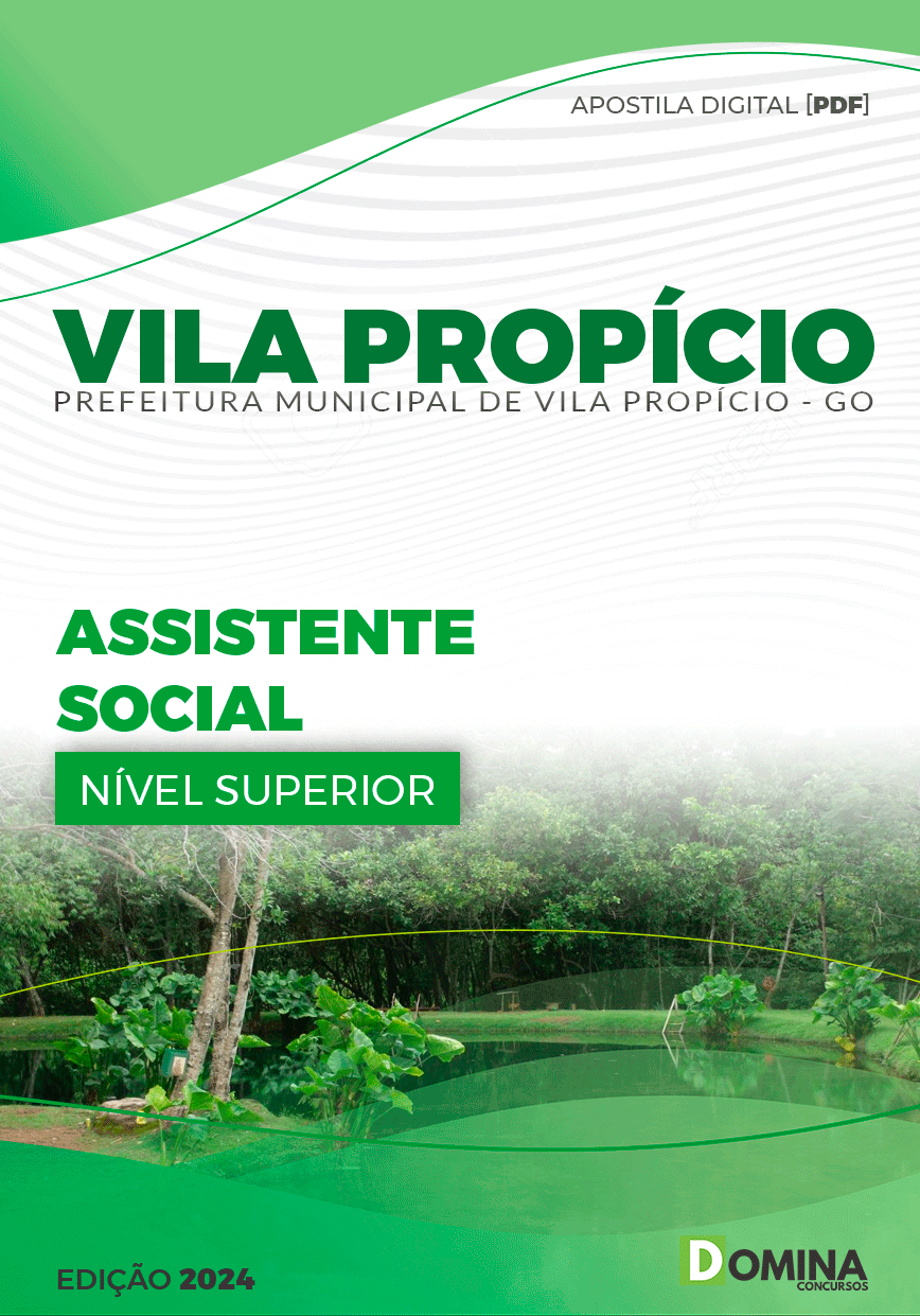Apostila Prefeitura Vila Propício GO 2024 Assistente Social