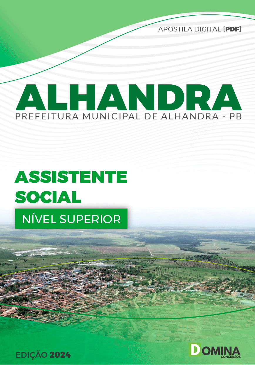 Apostila Prefeitura Alhandra PB 2024 Assistente Social