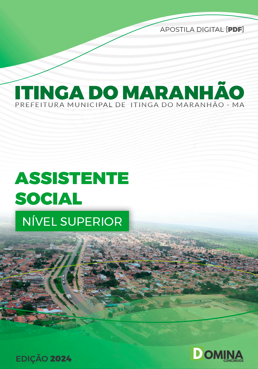 Apostila Prefeitura Itinga do Maranhão MA 2024 Assistente Social
