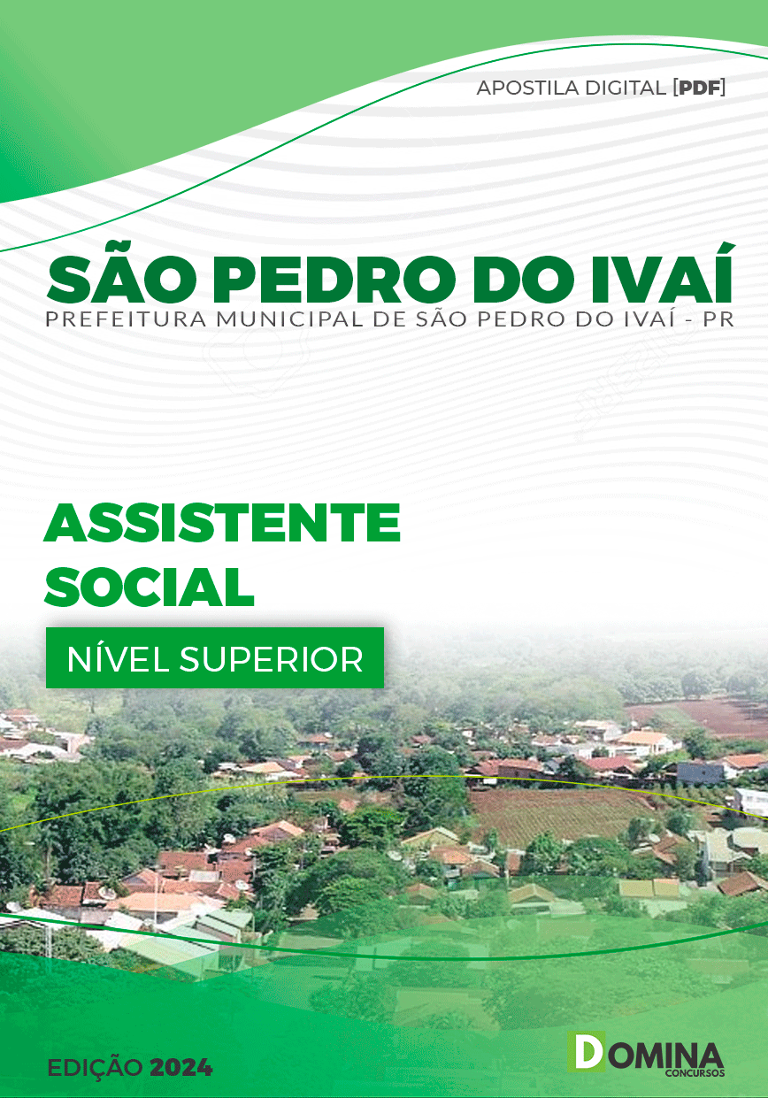 Apostila Prefeitura São Pedro Do Ivaí PR 2024 Assistente Social