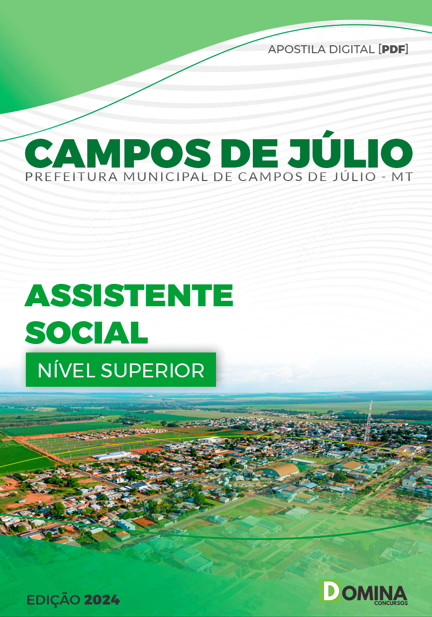 Apostila Prefeitura Campos Júlio MT 2024 Assistente Social