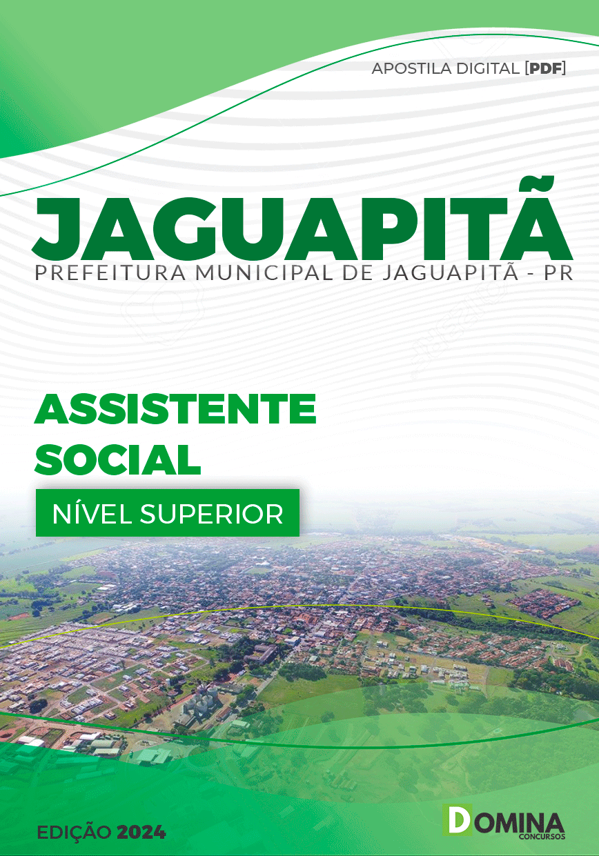 Apostila Prefeitura Jaguapitã PR 2024 Assistente Social