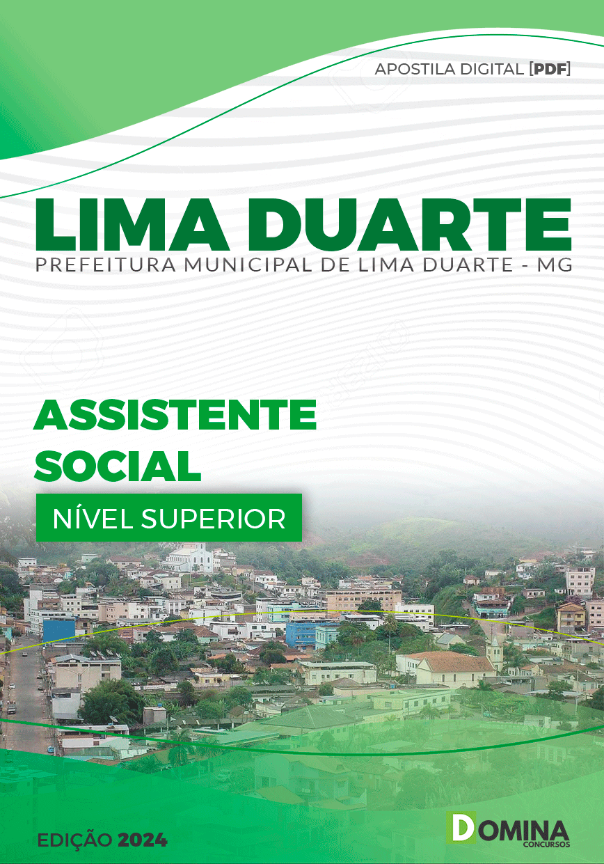 Apostila Prefeitura Lima Duarte MG 2024 Assistente Social