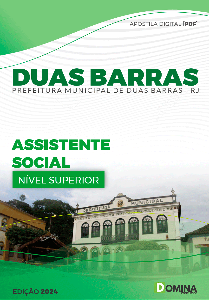 Apostila Prefeitura Duas Barras RJ 2024 Assistente Social