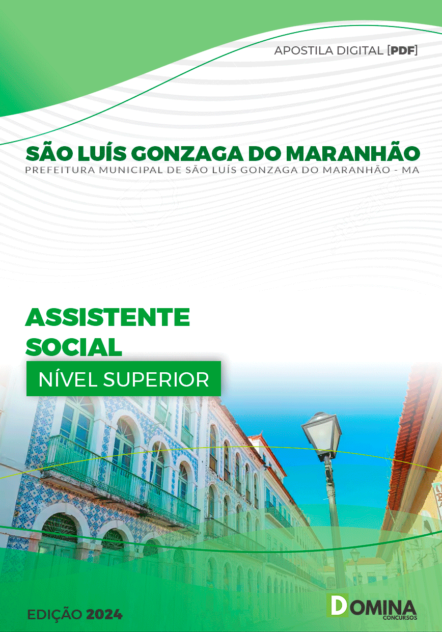 Apostila São Luís Gonzaga Maranhão MA 2024 Assistente Social