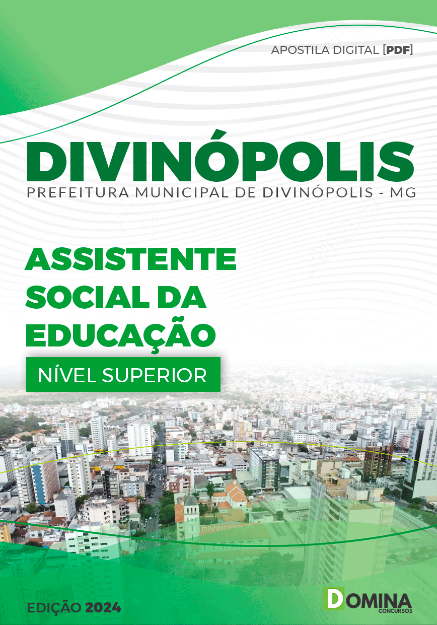 Apostila Prefeitura Divinópolis MG 2024 Assistente Social Da Educação