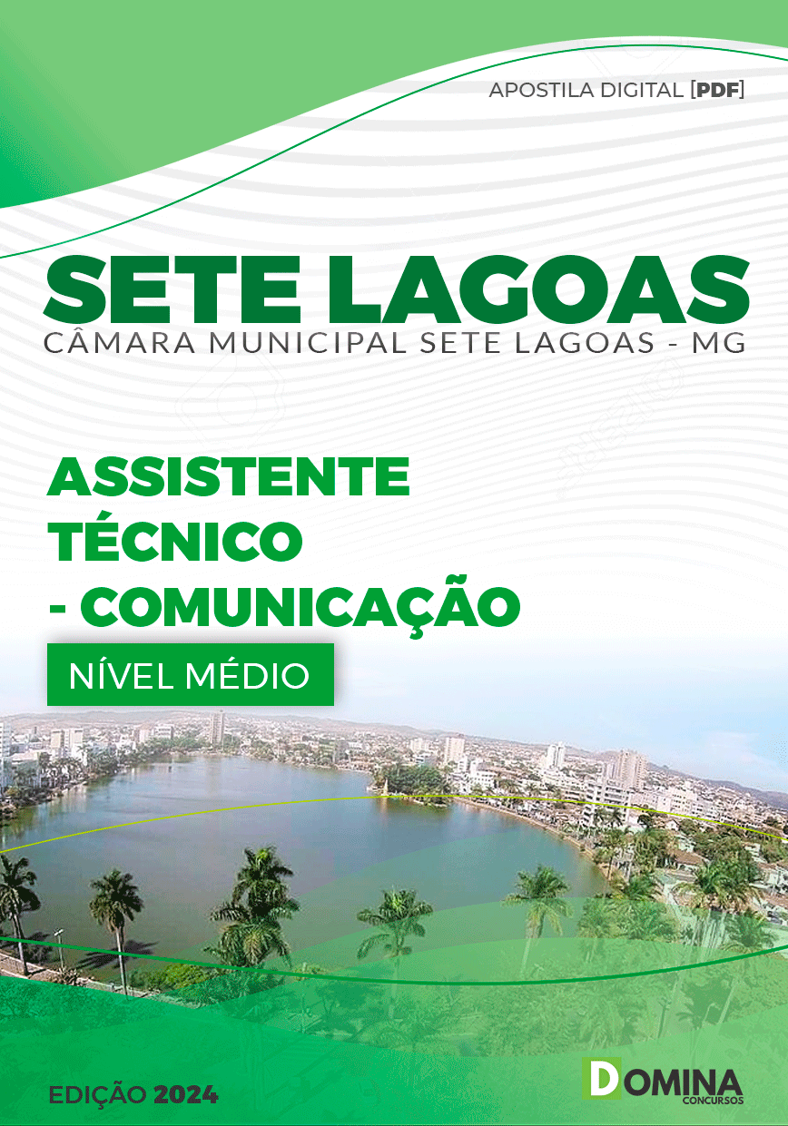 Apostila Câmara Sete Lagoas MG 2024 Assist Tec Comunicação