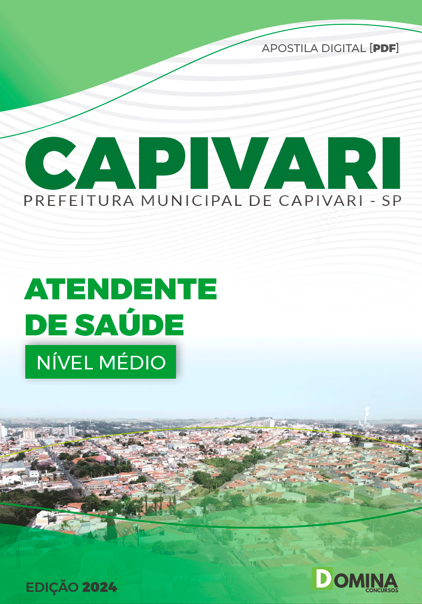 Apostila Prefeitura Capivari SP 2024 Atendente de Saúde