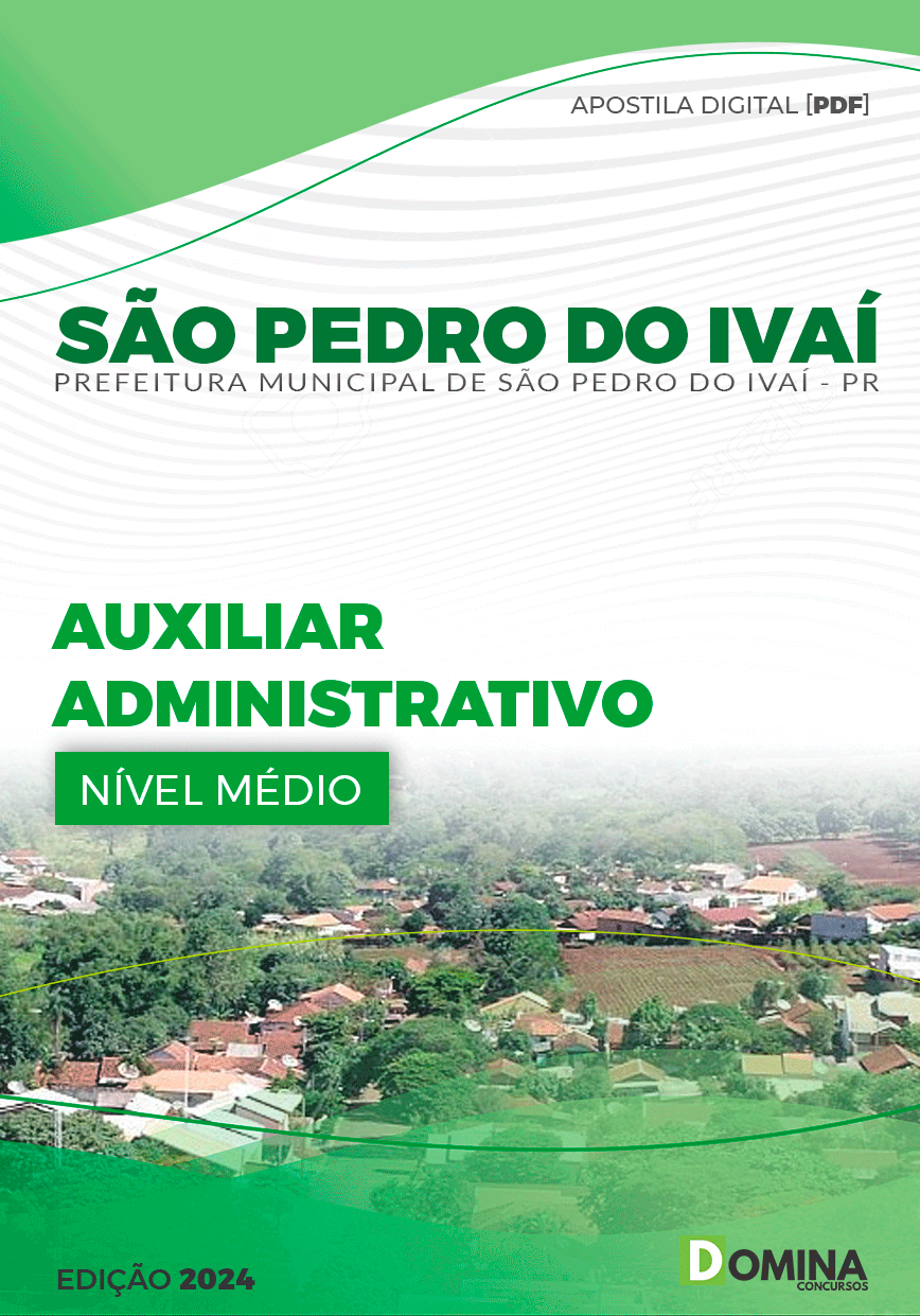 Apostila Prefeitura São Pedro Do Ivaí PR 2024 Auxiliar Administrativo