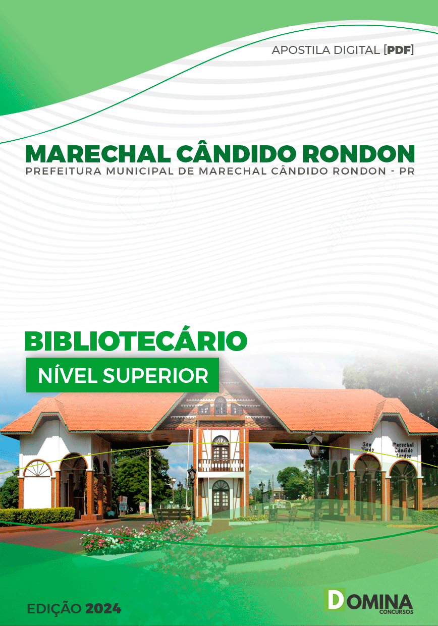 Apostila Marechal Cândido Rondon PR 2024 Bibliotecário