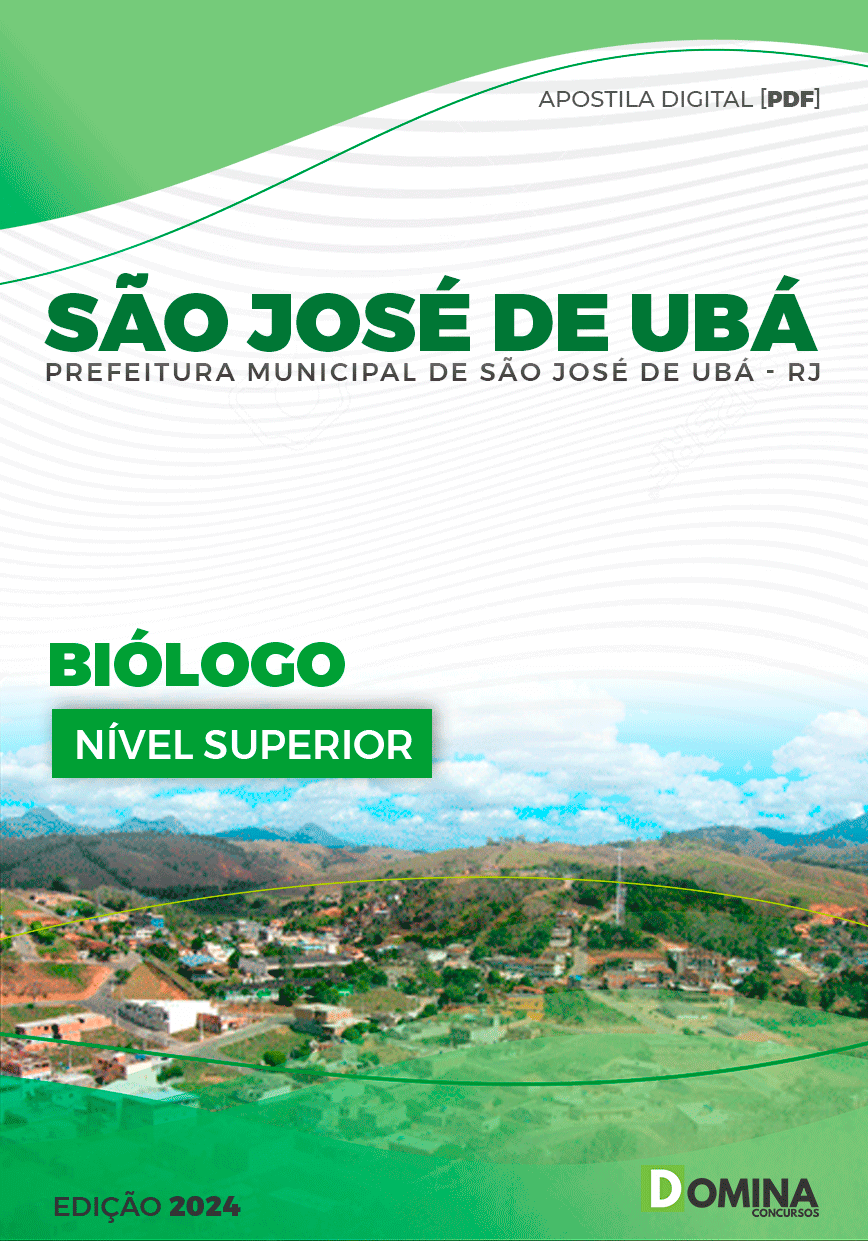Apostila Prefeitura São José de Ubá RJ 2024 Biólogo