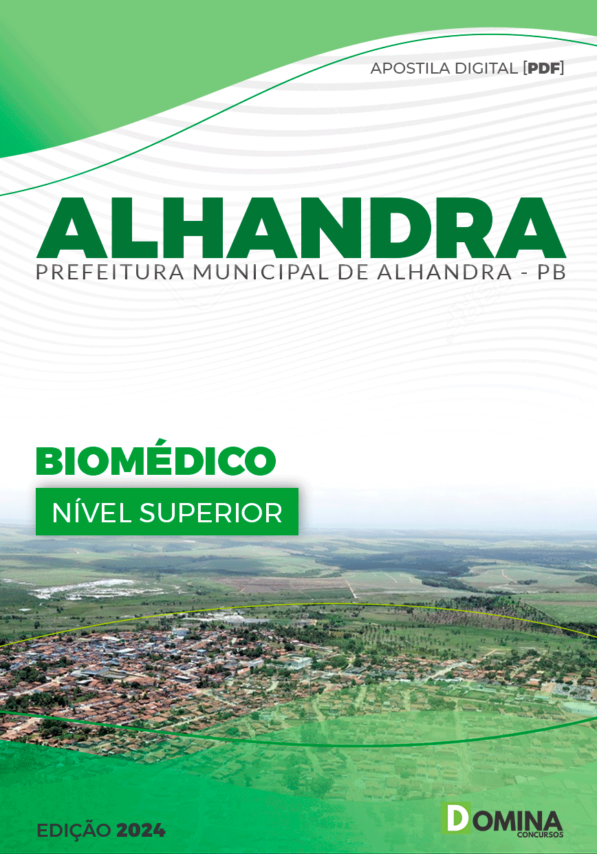 Apostila Prefeitura Alhandra PB 2024 Biomédico