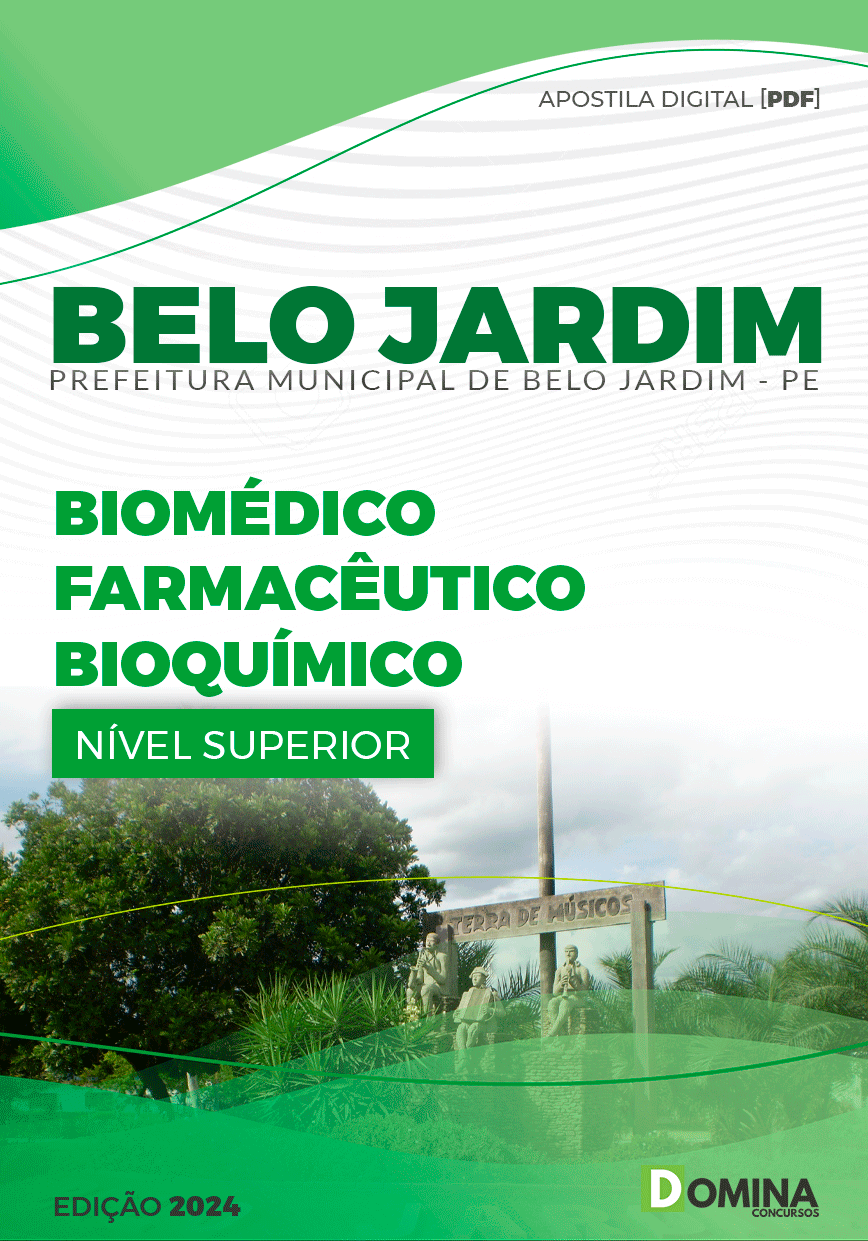 Apostila Prefeitura Belo Jardim PE 2024 Biomédico Farmacêutico