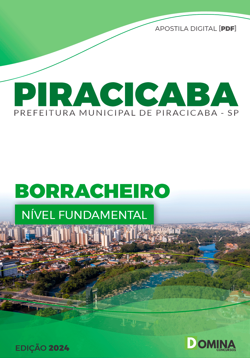 Apostila Prefeitura Piracicaba SP 2024 Borracheiro