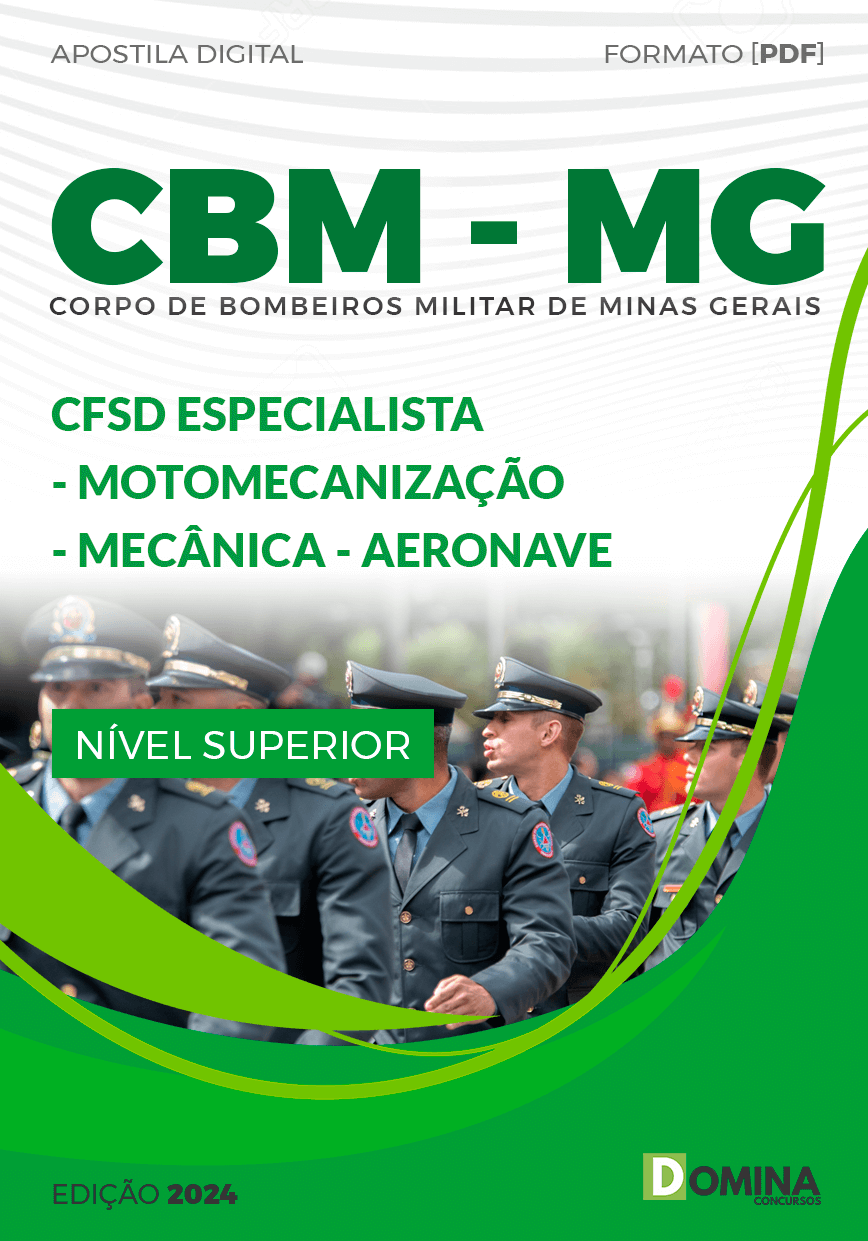 Apostila CBM MG 2024 Especialista Mecânica Aeronave