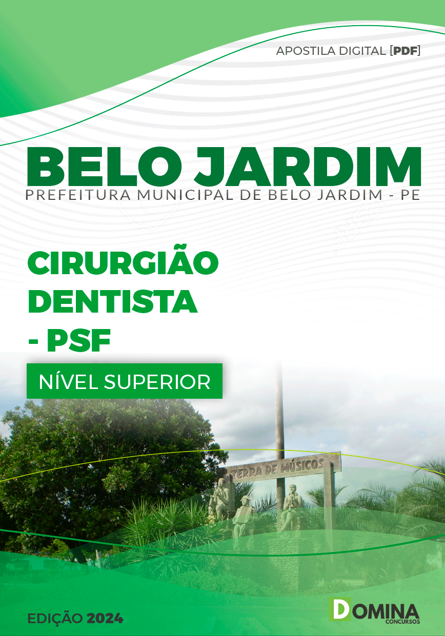 Apostila Prefeitura Belo Jardim PE 2024 Cirurgião Dentista Ambulatório