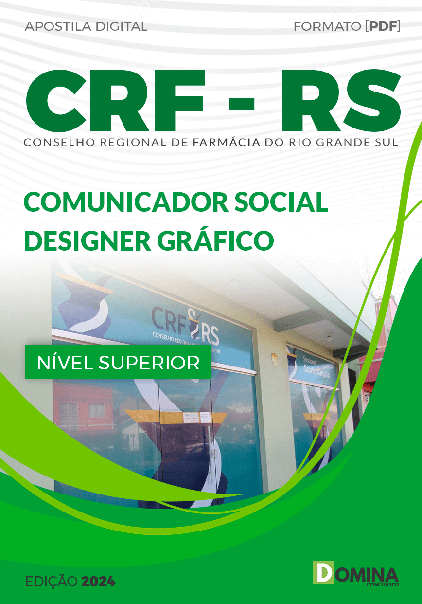 Apostila CRF RS 2024 Comunicador Social Designer Gráfico