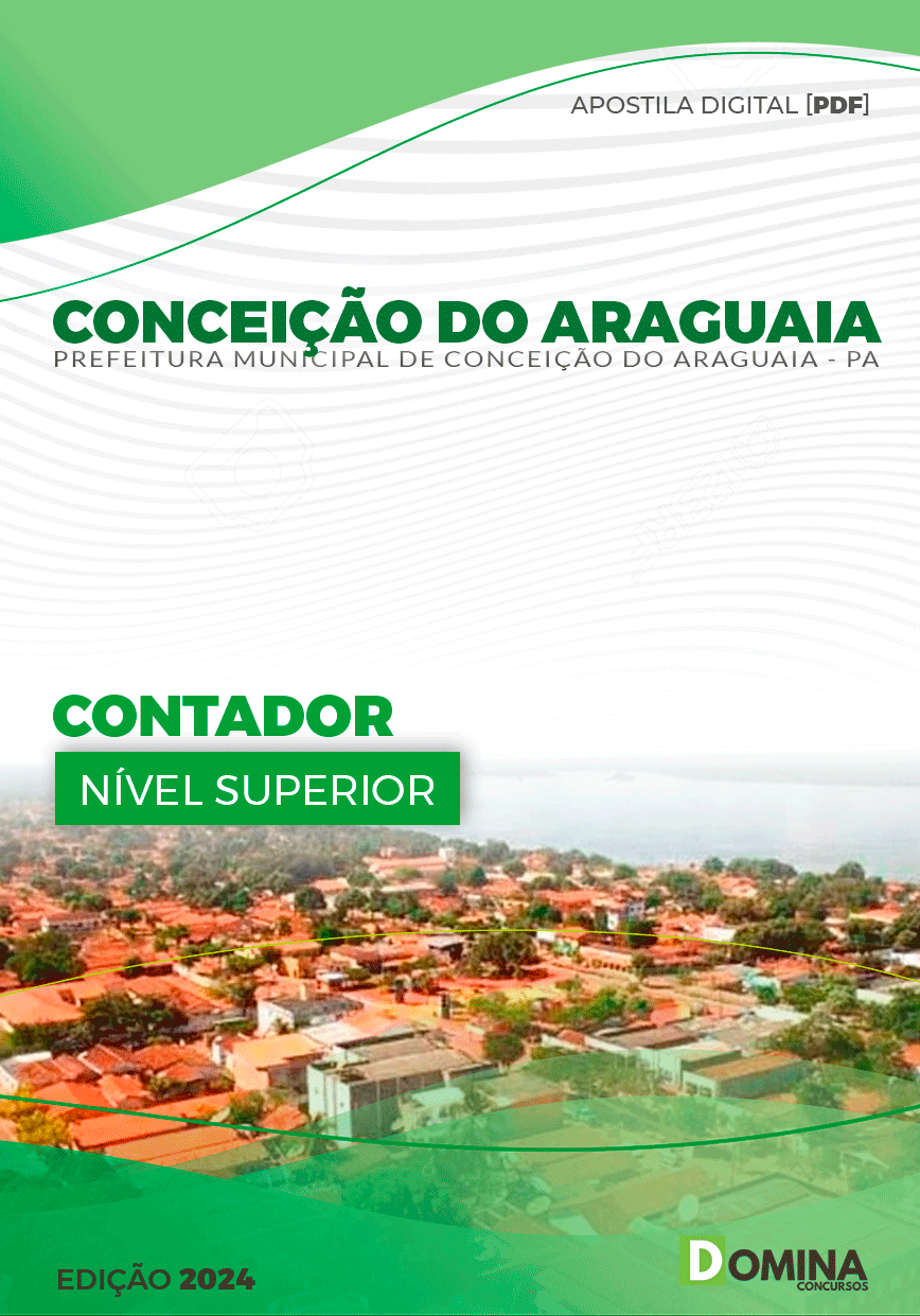 Apostila Prefeitura Conceição do Araguaia PA 2024 Contador