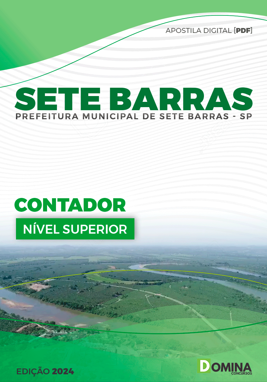Apostila Prefeitura Sete Barras SP 2024 Contador