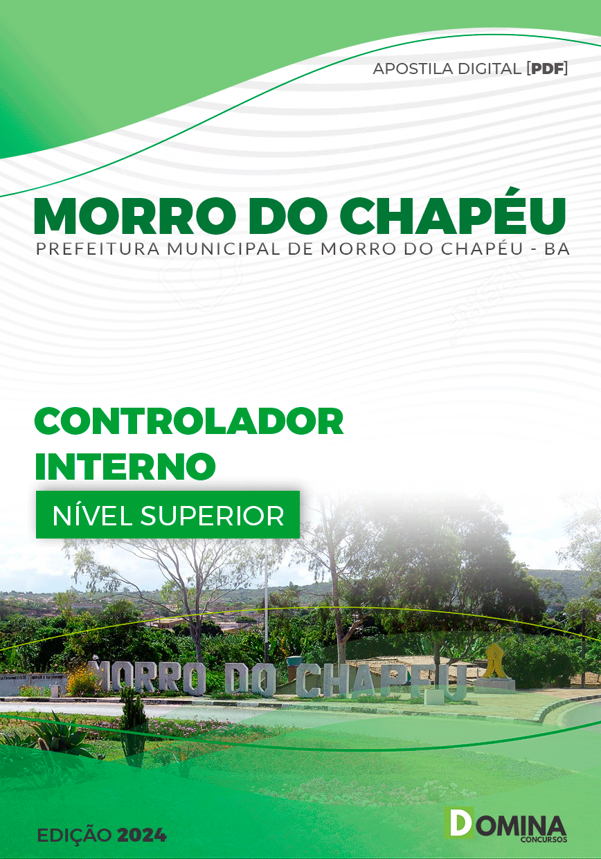 Apostila Prefeitura Morro Chapéu BA 2024 Controlador Interno