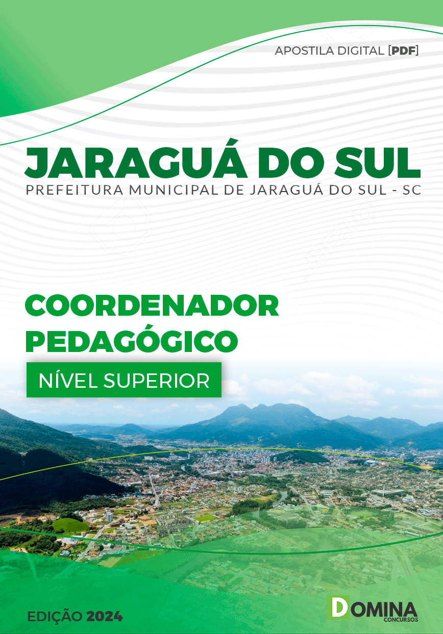 Apostila Prefeitura Jaraguá Sul SC 2024 Coordenador Pedagógico