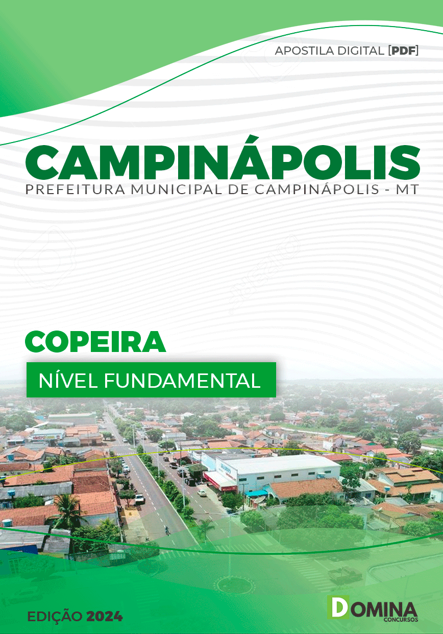 Apostila Prefeitura Campinápolis MT 2024 Copeira