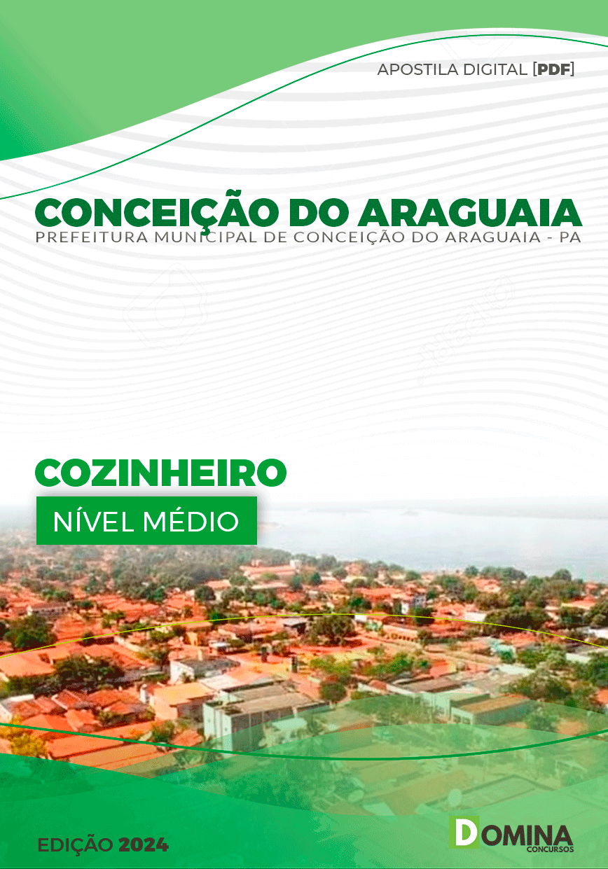 Apostila Prefeitura Conceição do Araguaia PA 2024 Cozinheiro