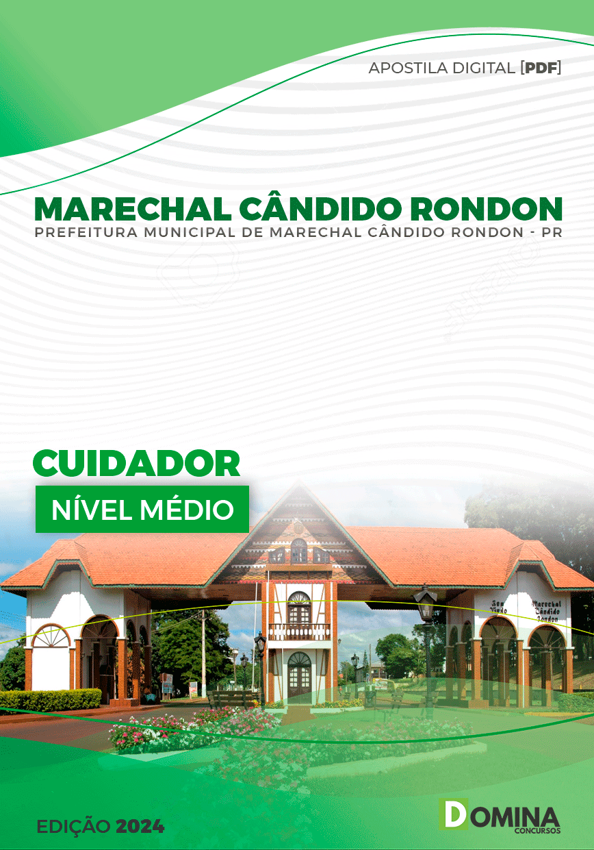Apostila Marechal Cândido Rondon PR 2024 Cuidador
