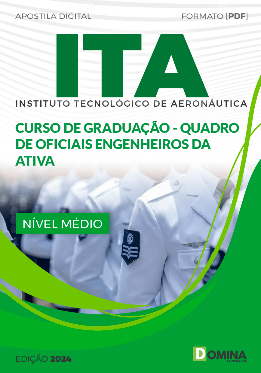 Apostila ITA Aeronáutica 2024 Graduação Oficiais Engenheiros