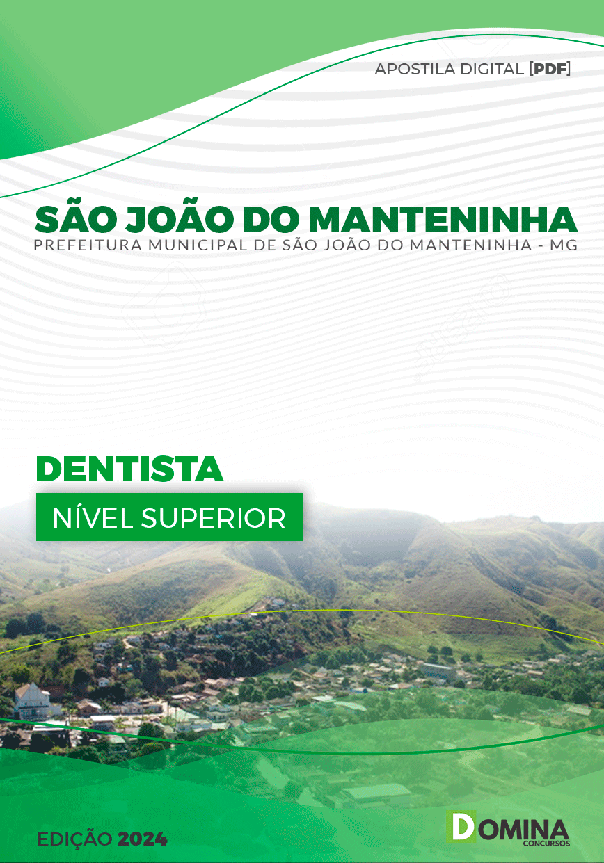Apostila Prefeitura São João do Manteninha MG Dentista