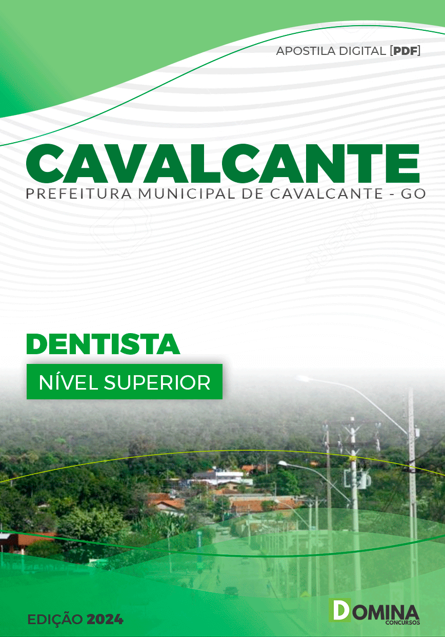 Apostila Prefeitura Cavalcante GO 2024 Dentista