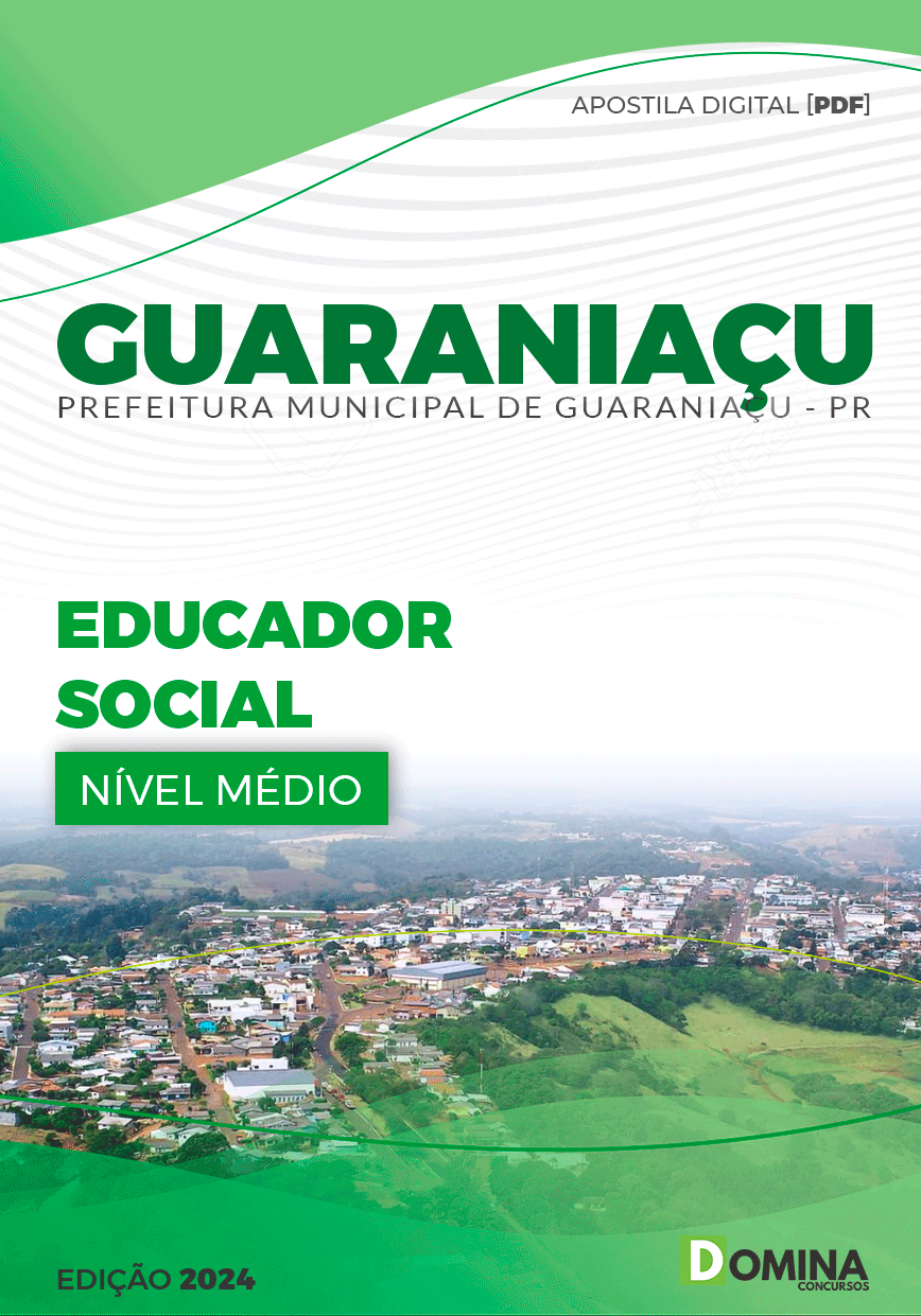 Apostila Prefeitura Guaraniaçu PR 2024 Educador Social