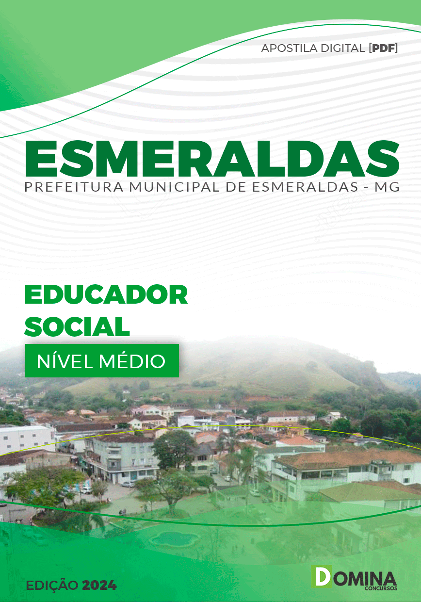 Apostila Pref Esmeraldas MG 2024 Educador Social