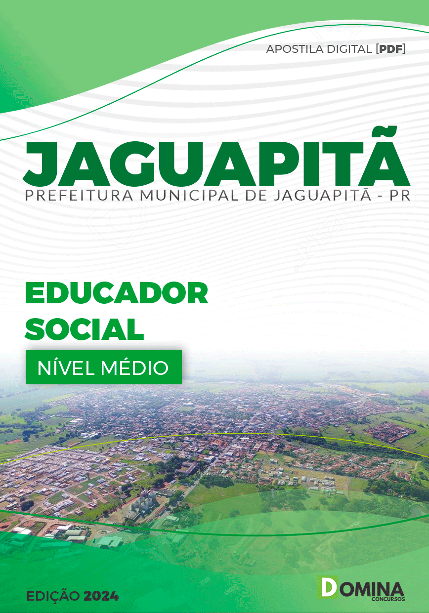 Apostila Prefeitura Jaguapitã PR 2024 Educador Social