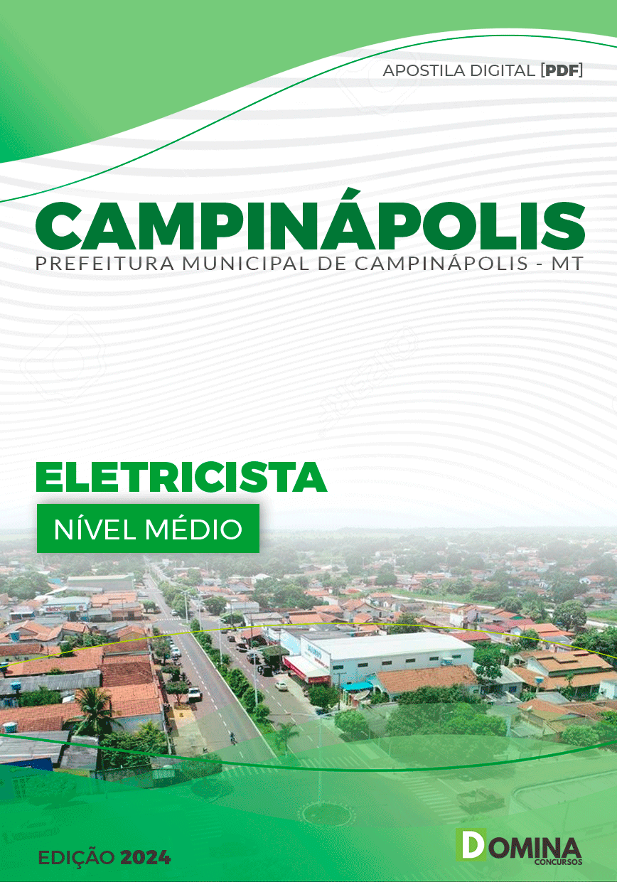 Apostila Prefeitura Campinápolis MT 2024 Eletricista