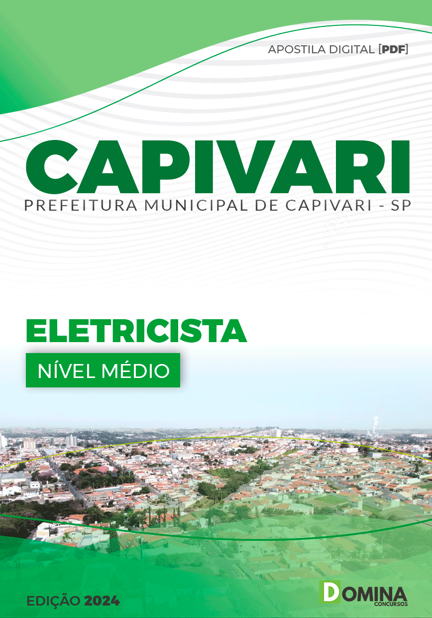 Apostila Prefeitura Capivari SP 2024 Eletricista