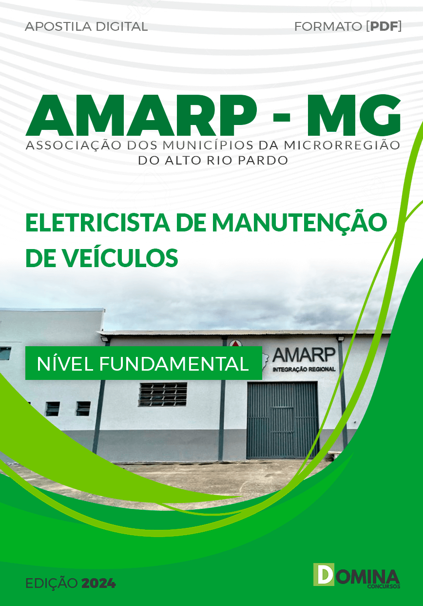 Apostila AMARP MG 2024 Eletricista de Manutenção de Veículo