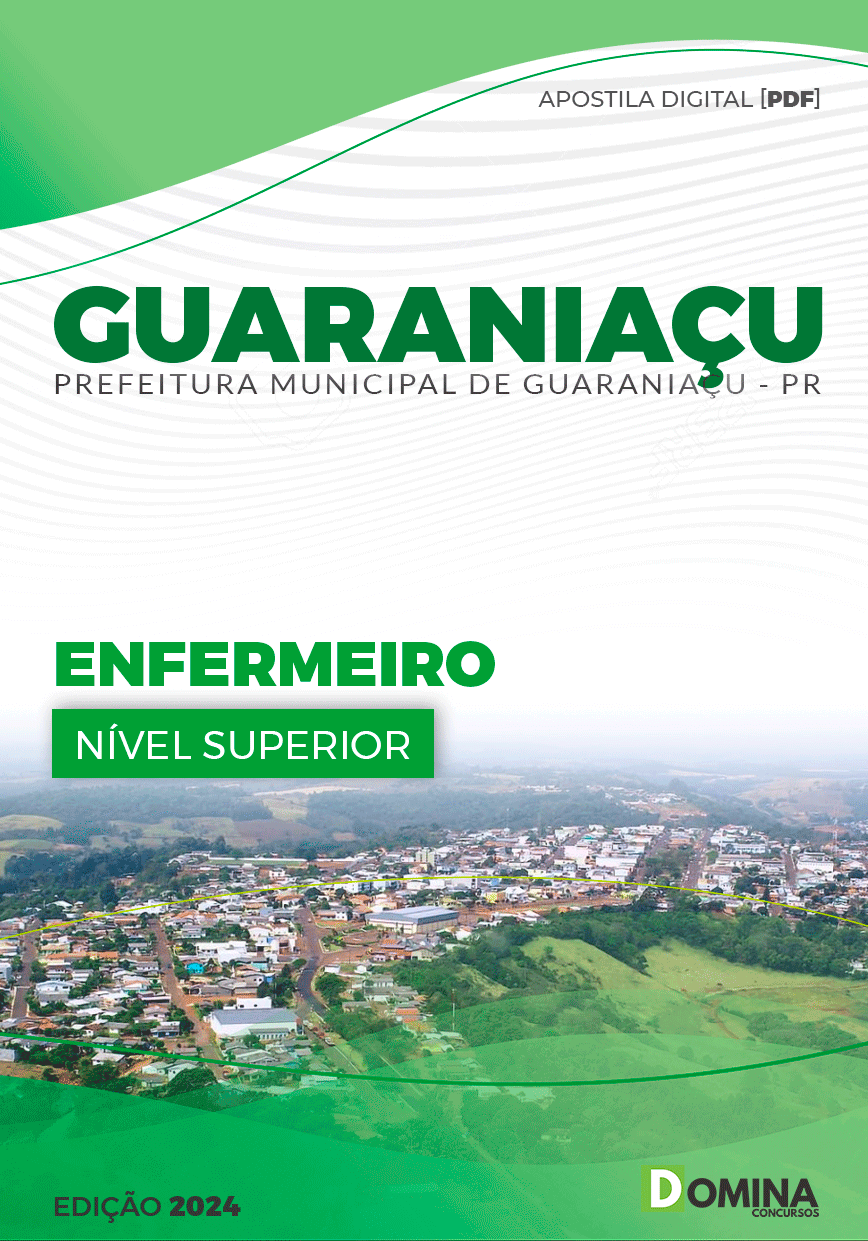 Apostila Prefeitura Guaraniaçu PR 2024 Enfermeiro