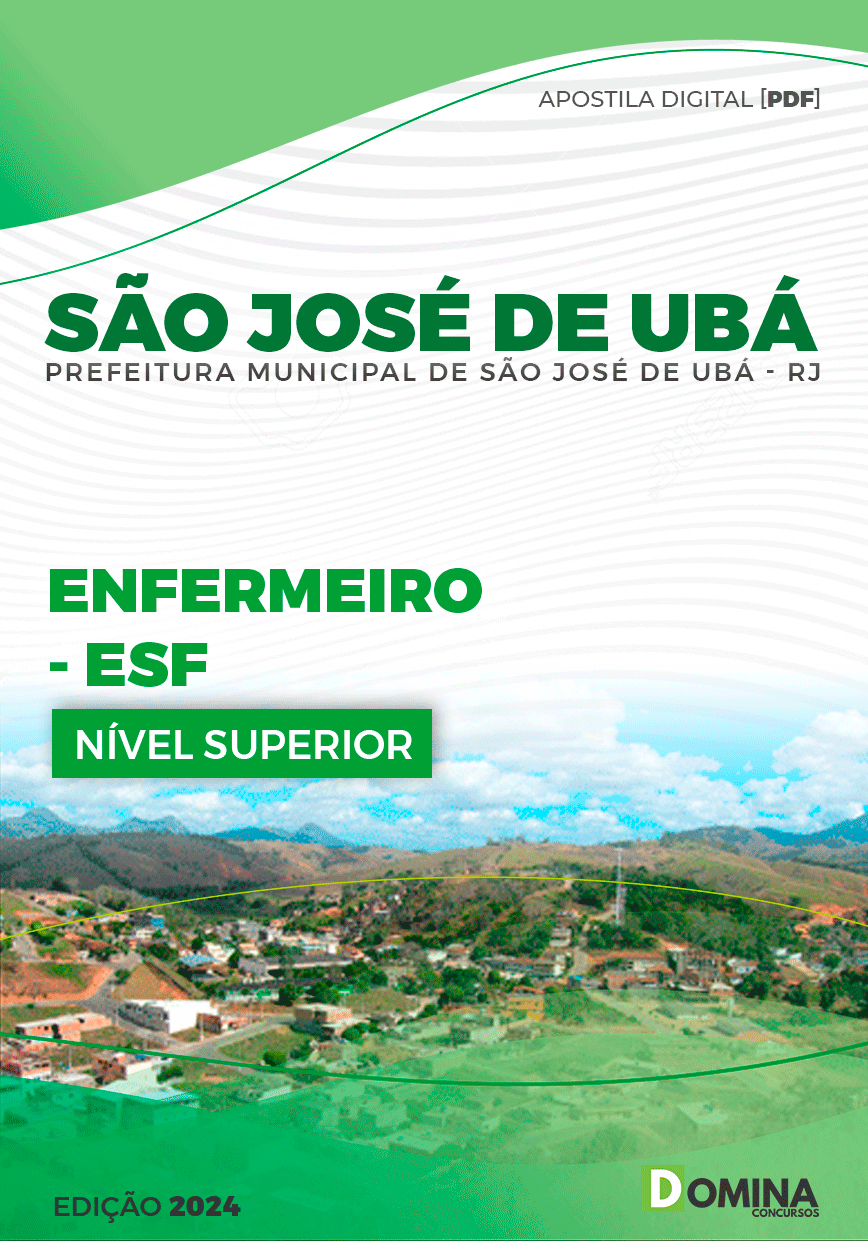 Apostila Prefeitura São José de Ubá RJ 2024 Enfermeiro ESF