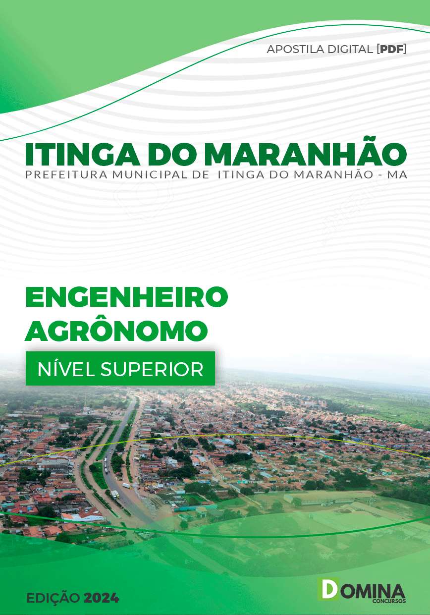 Apostila Prefeitura Itinga do Maranhão MA 2024 Engenheiro Agrônomo