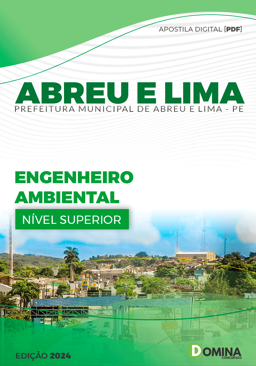 Apostila Prefeitura Abreu e Lima PE 2024 Engenheiro Ambiental
