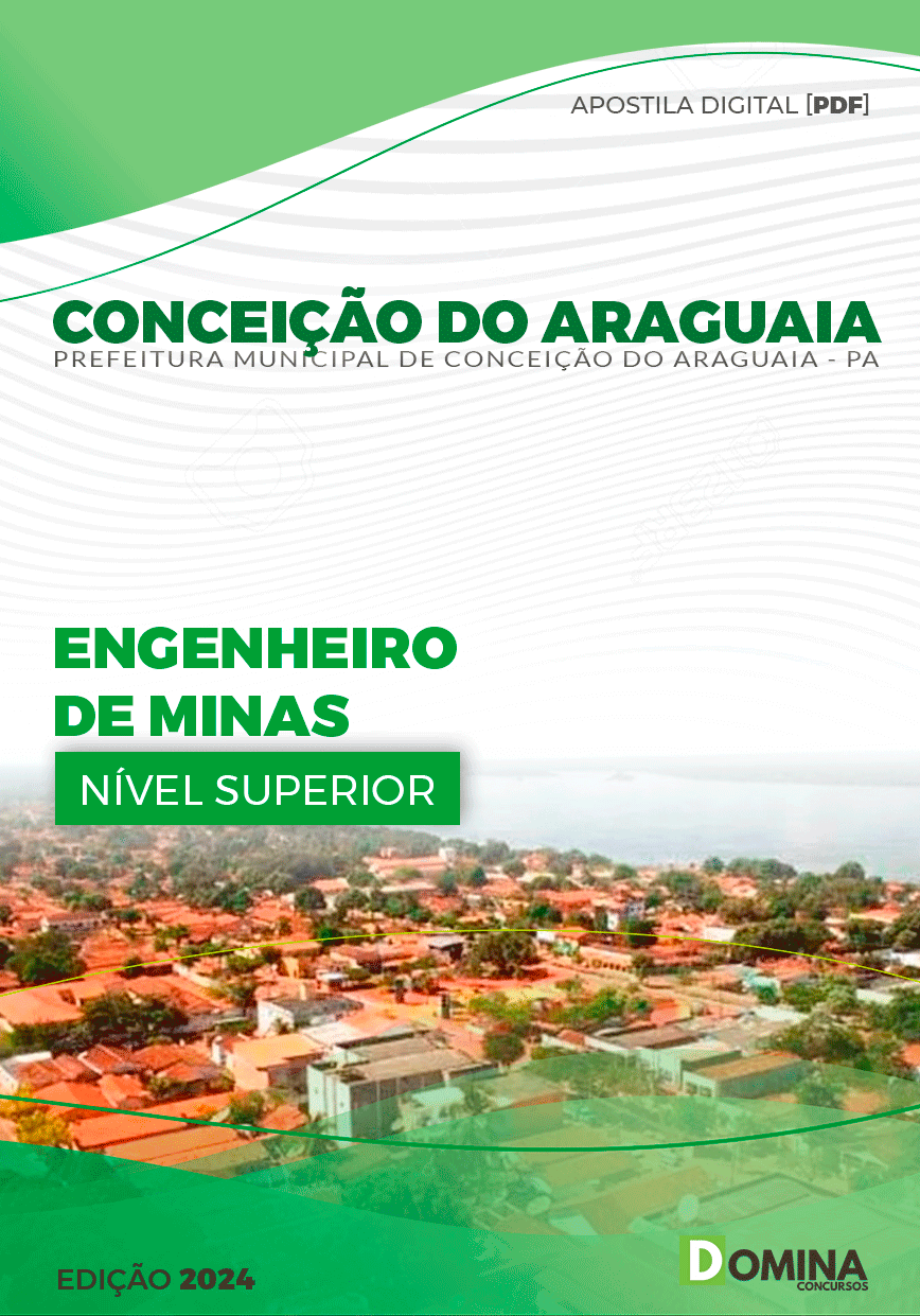 Apostila Prefeitura Conceição do Araguaia PA 2024 Engenheiro De Minas