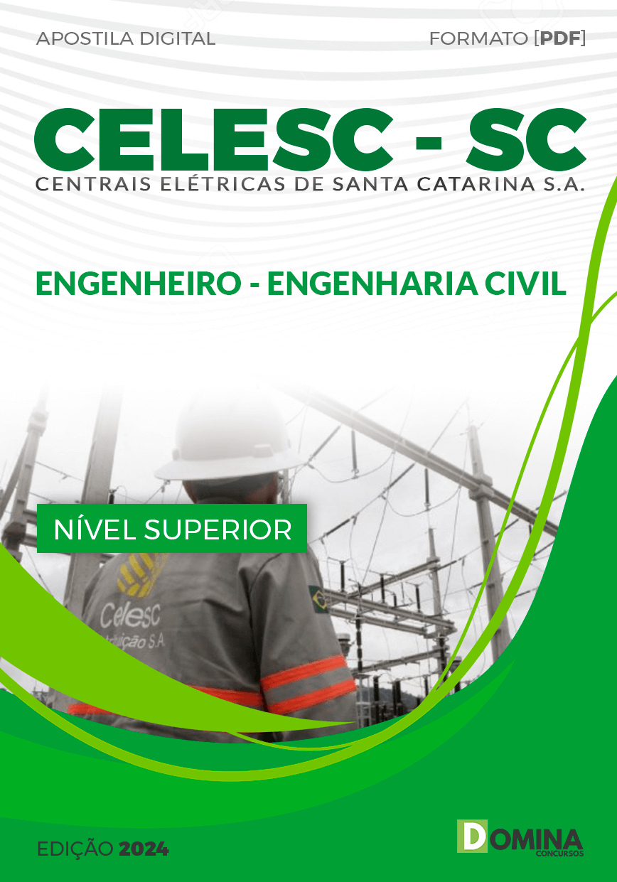 Apostila CELESC SC 2024 Engenheiro Civil