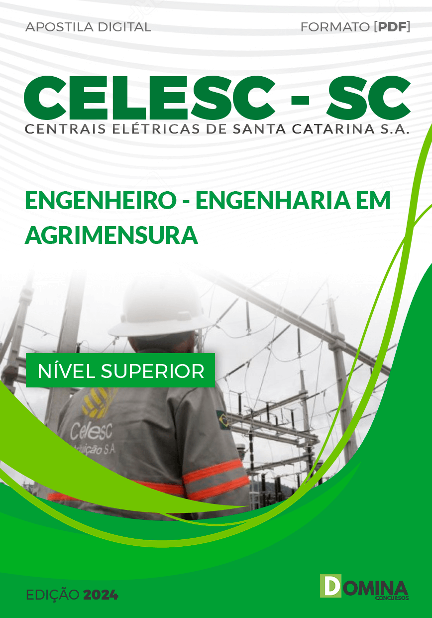 Apostila CELESC SC 2024 Engenheiro de Agrimensura